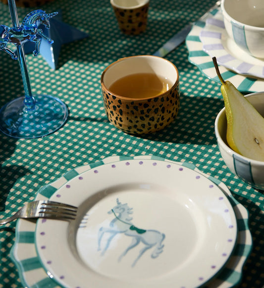 Leopard mug cappuchino