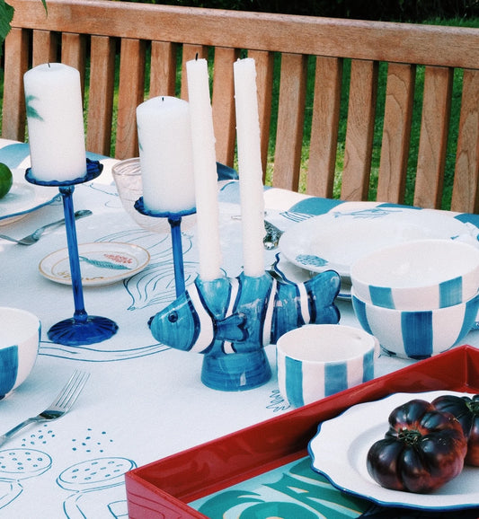 Marinière mug stripe blue