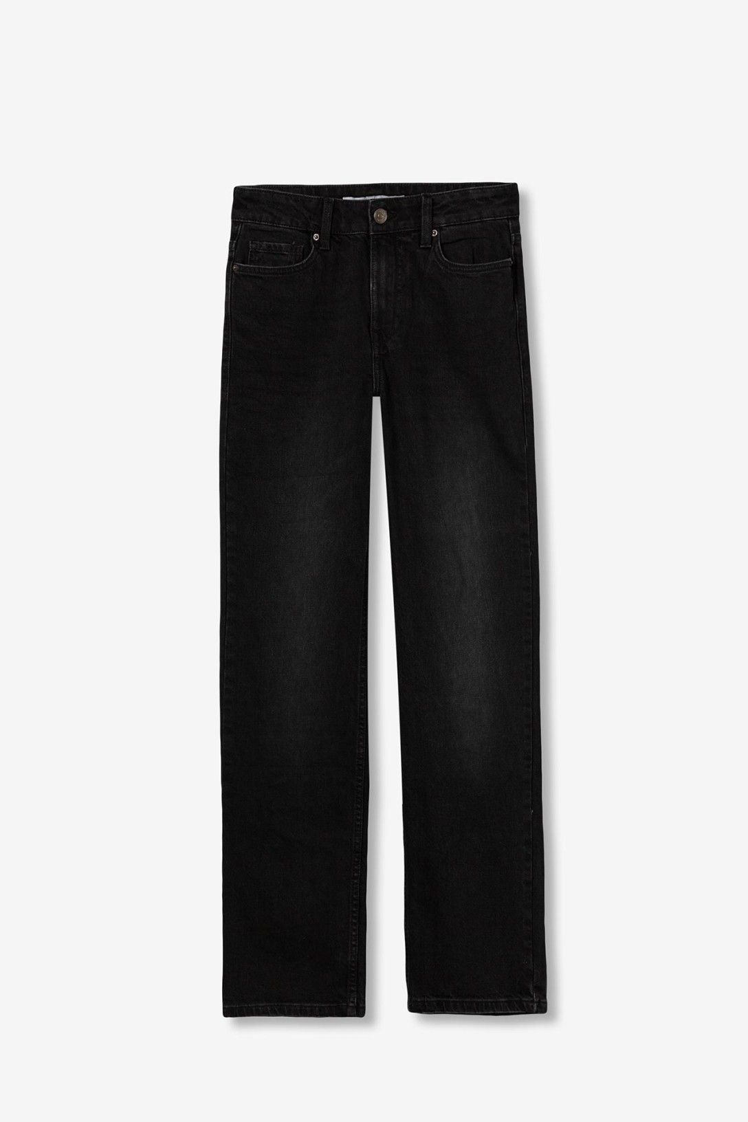 High wasted jeans AMY straight black 57