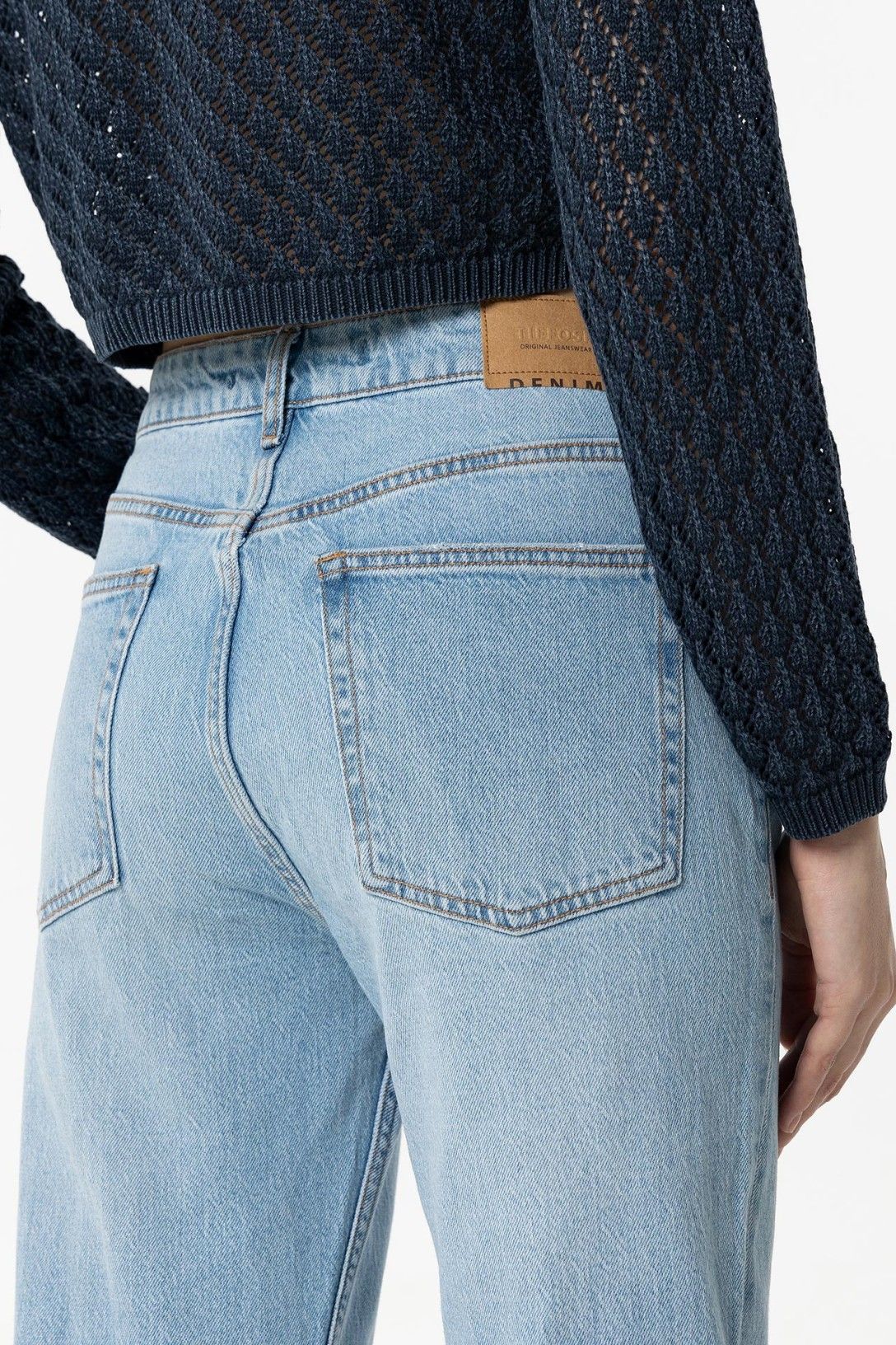 High wasted jeans AMY straight blue 55
