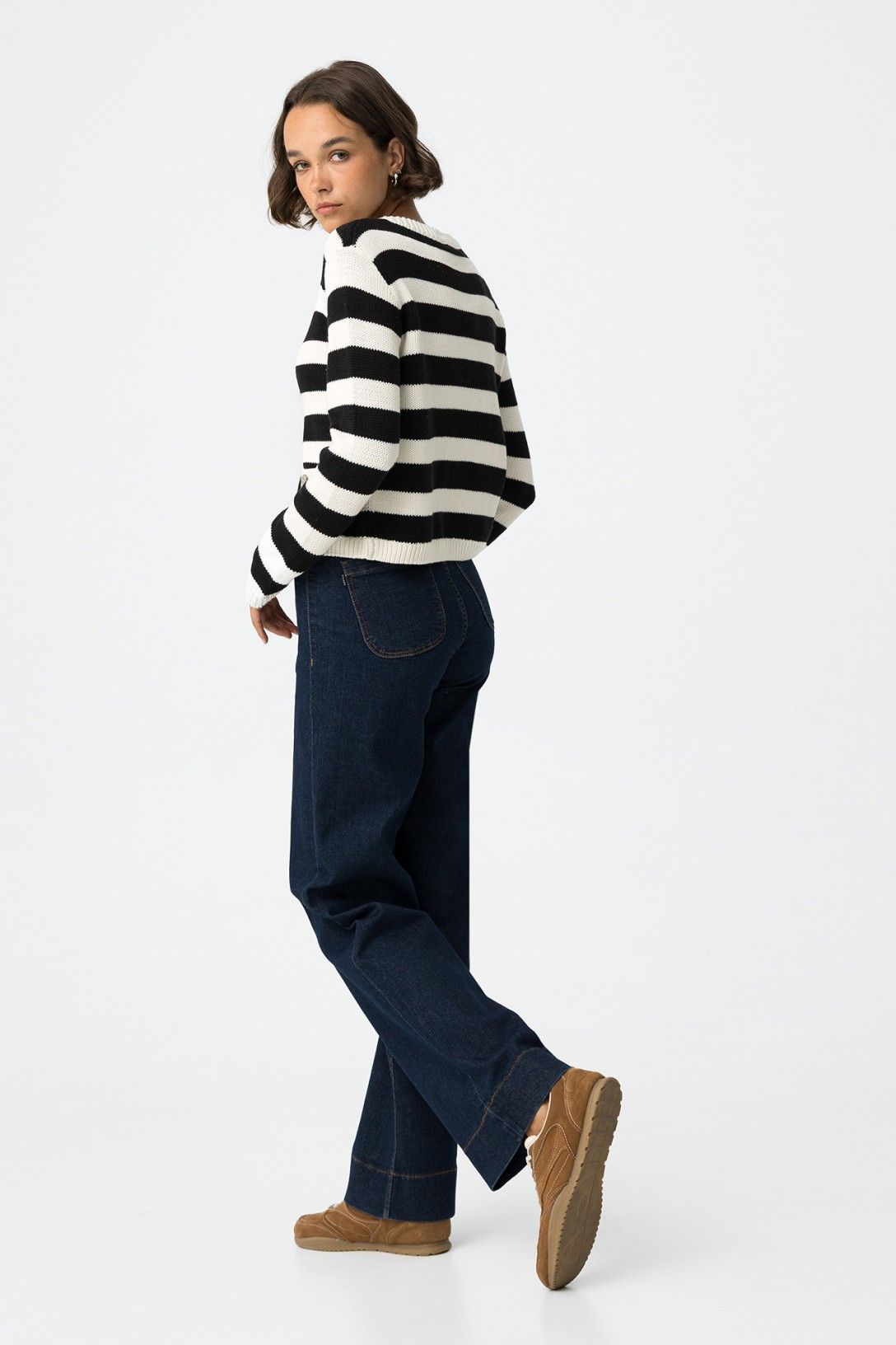 High wasted jeans Olivia dark blue