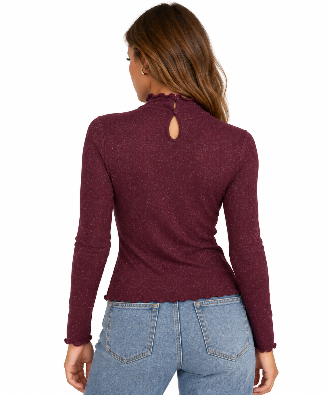 Eira knit top tango blush
