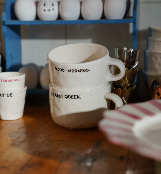 Drama queen cappuccino mug