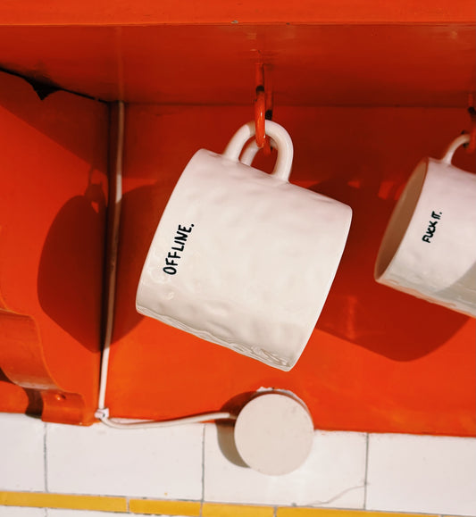 Offline mug