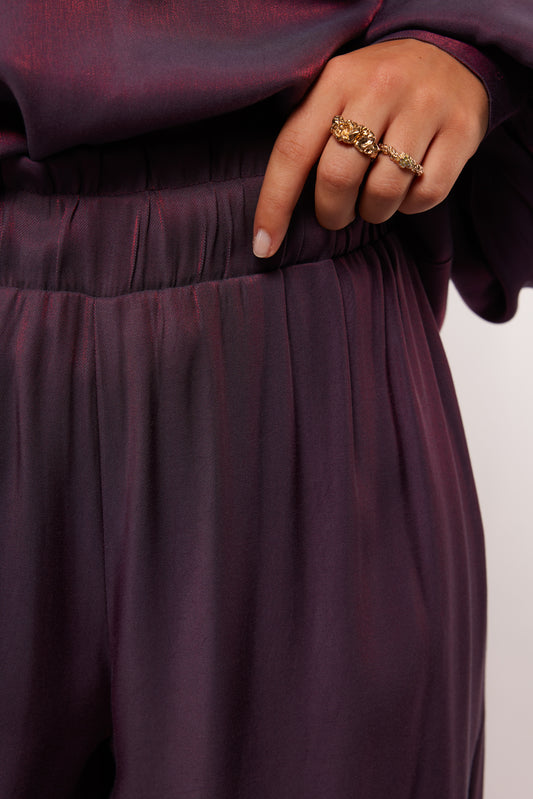 Loretta pants dark purple