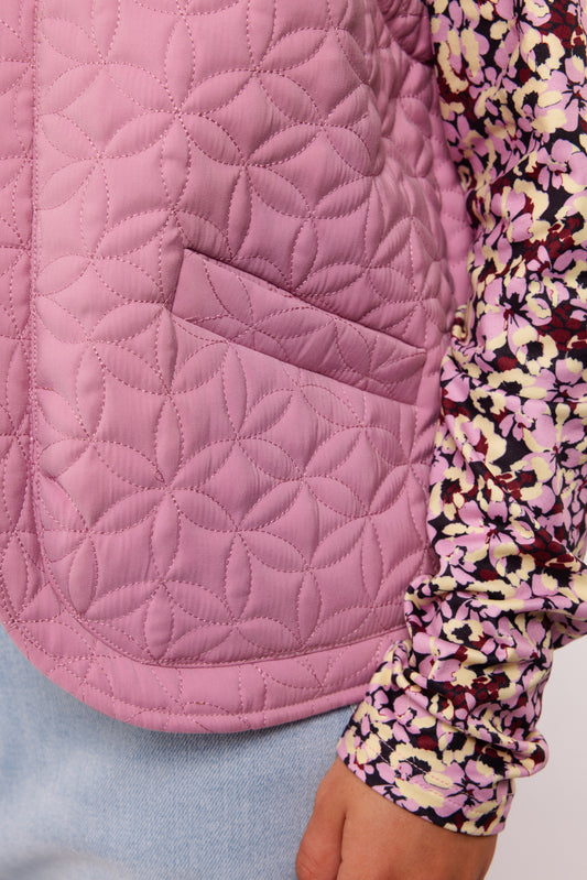 Mealis gilet dusty mauve