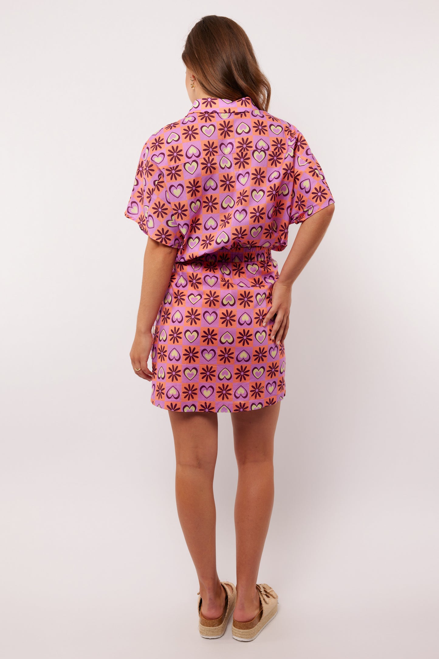 Livinia skirt flower peach pale plum