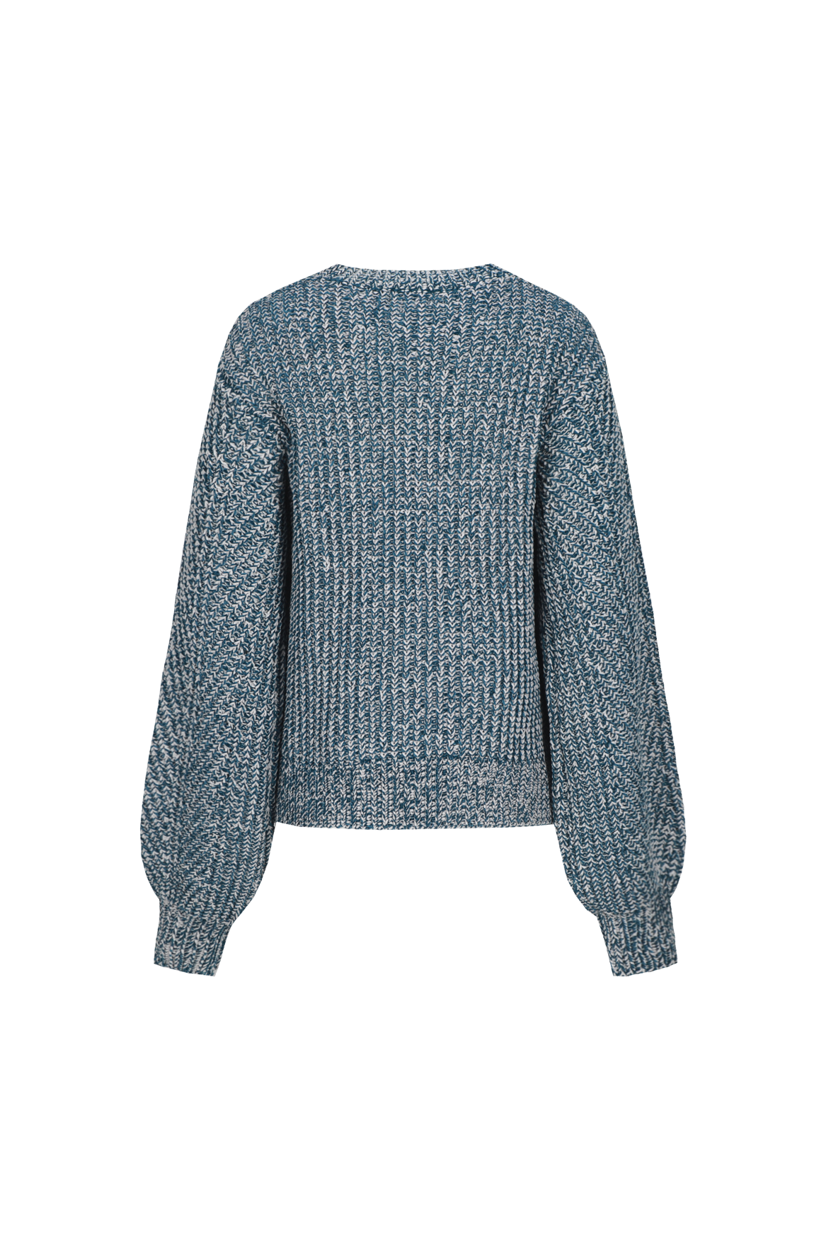 Fenni knit sweater azure green/wood ash