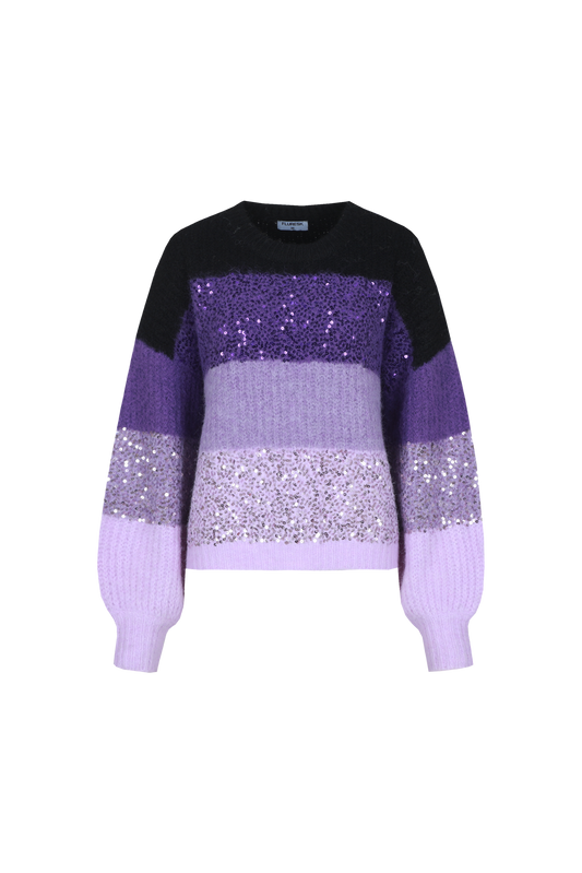 Livia knit sweater paars