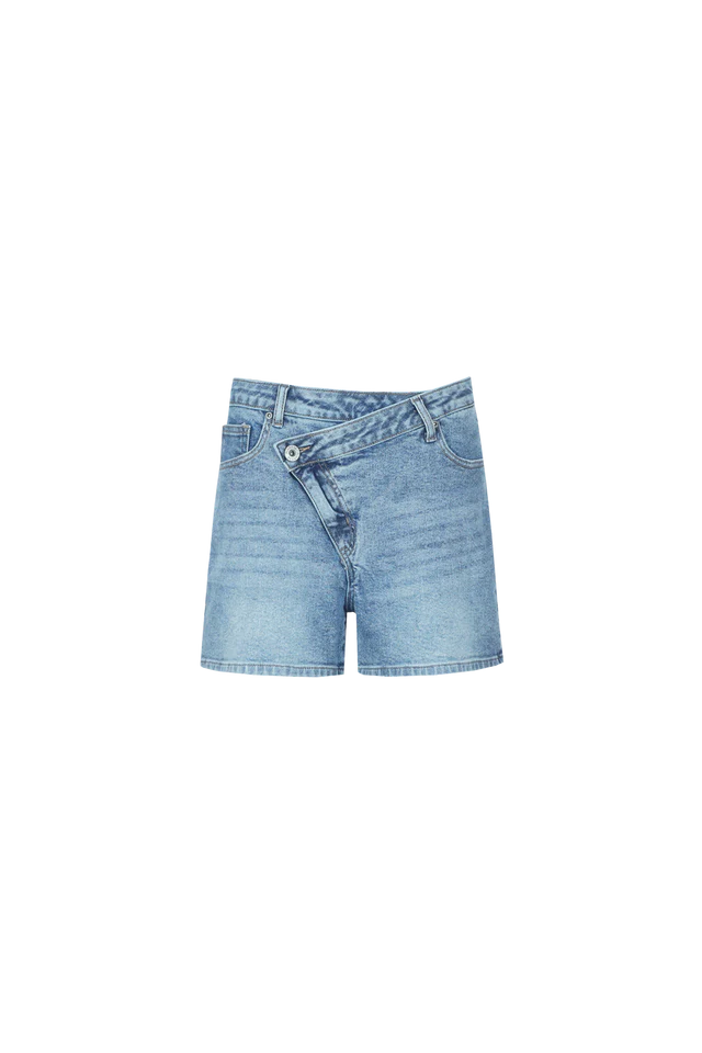 Gwenn short denim mid blue