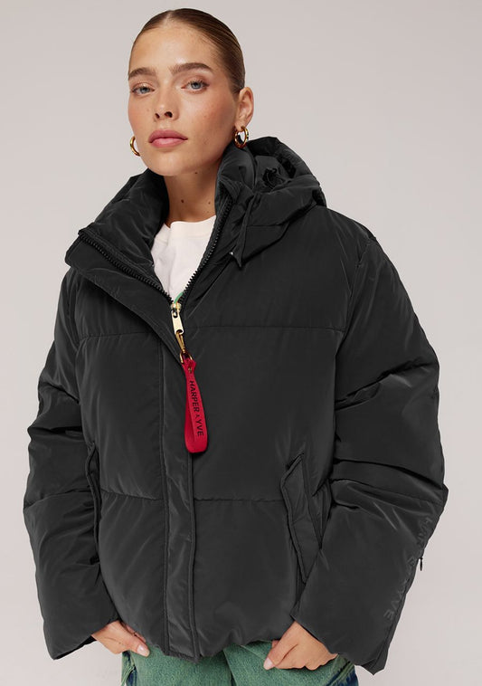 Abbie winterjas zwart