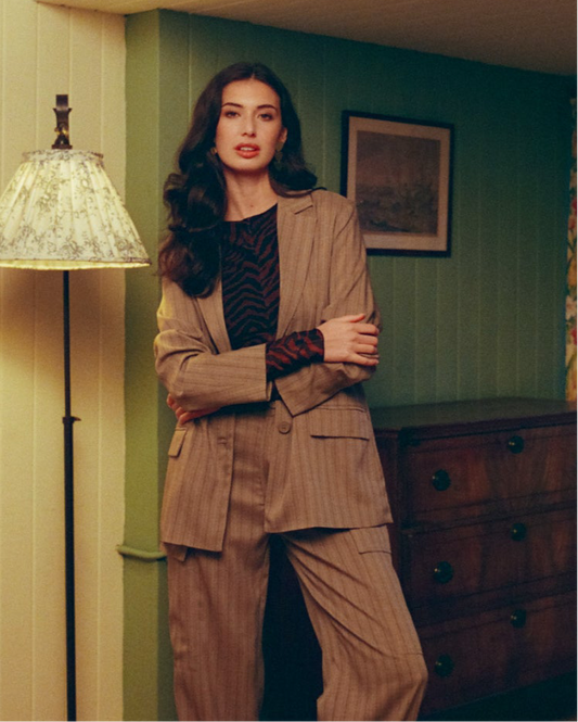 Hollis blazer Mocha brown