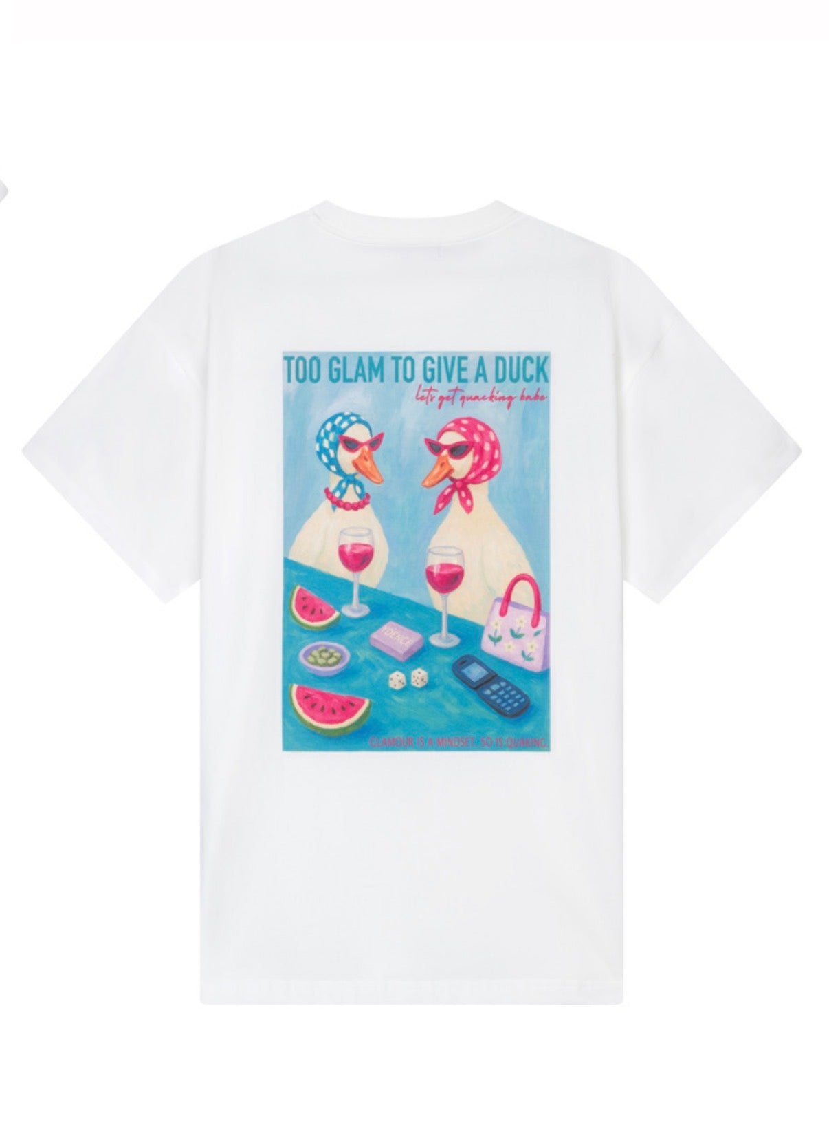 T-shirt ducks off white