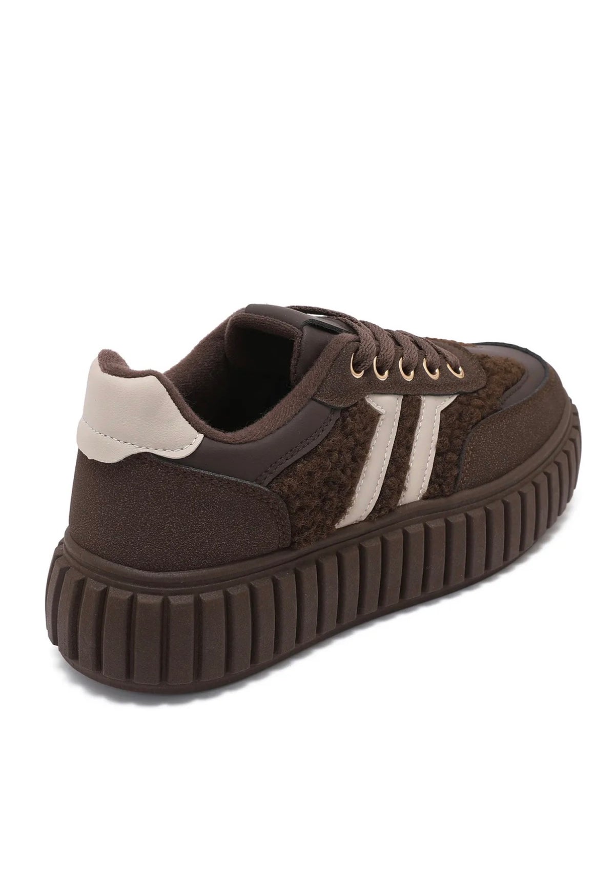 Teddy sneakers plateau zool bruin
