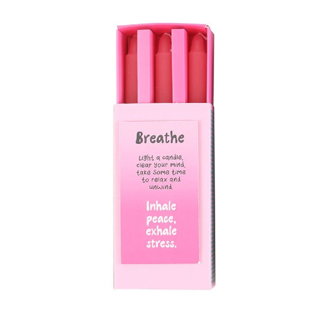Breathe (Adem) affirmatie kaarsen