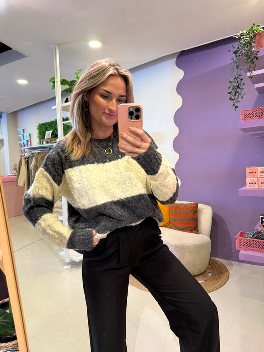 Selera knit sweater gret vanille