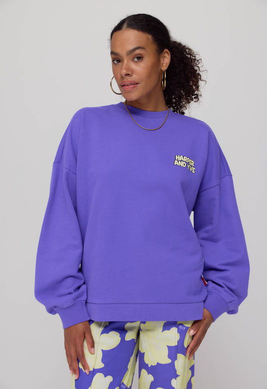 No drama club sweater paars