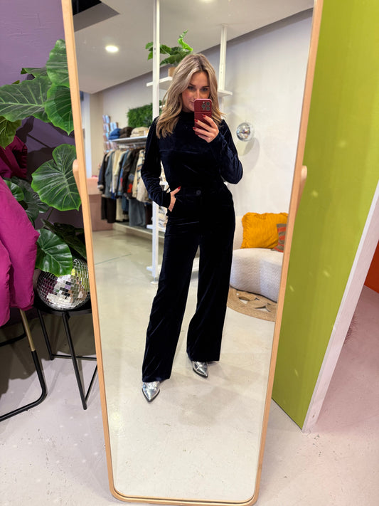 Carolie pants midnight blue