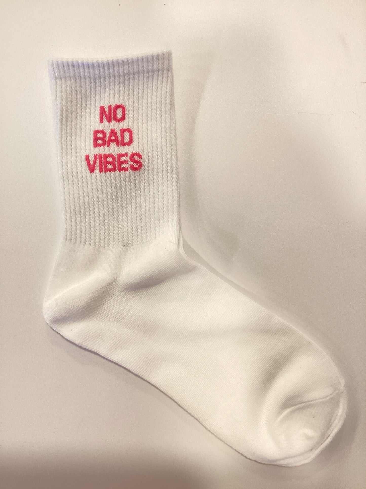 Fashion socks - No bad vibes wit