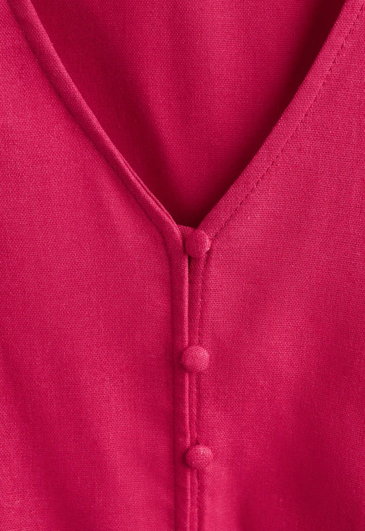 Blouse linnen mix berry