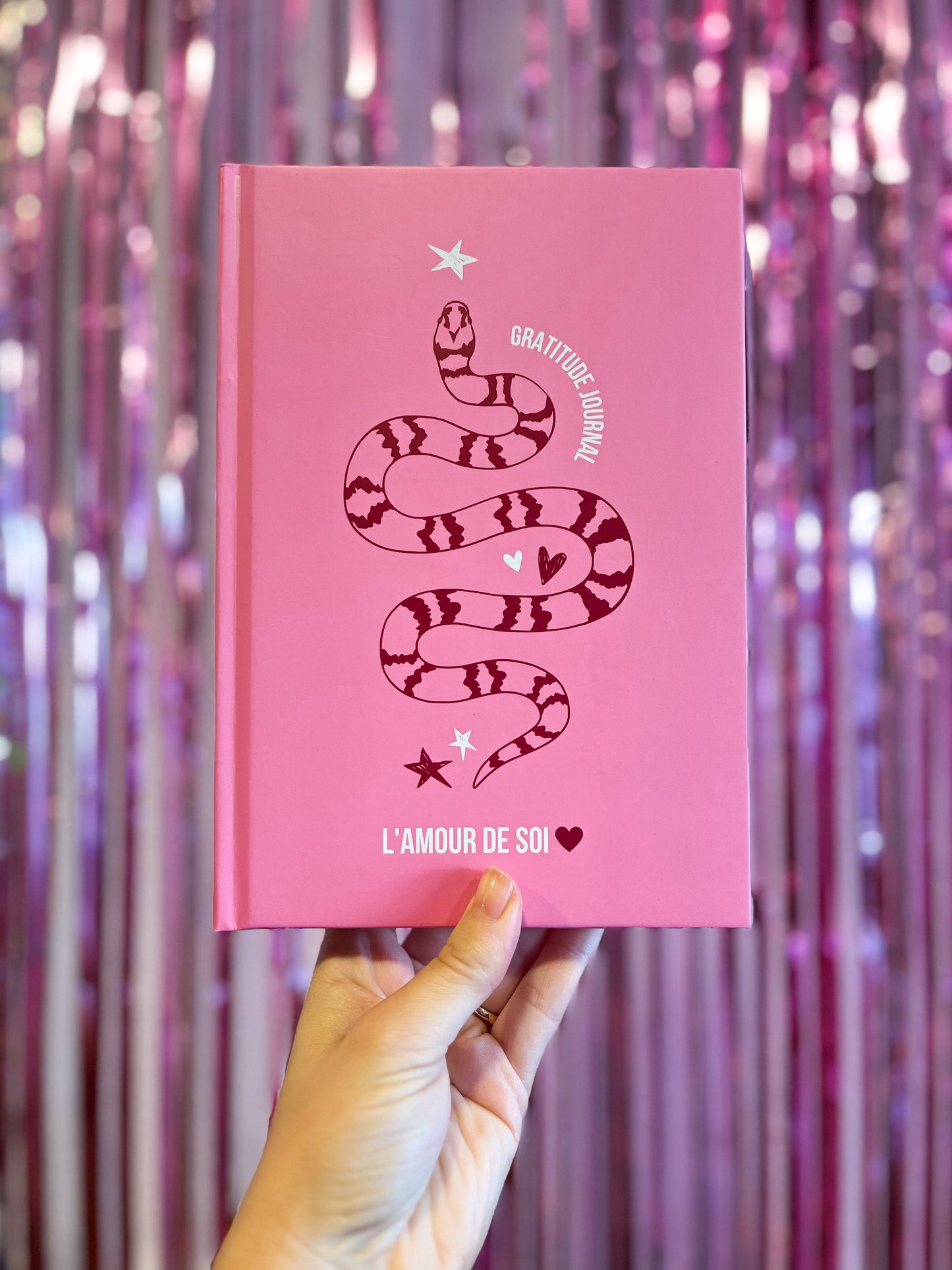 Gratitude journal pink