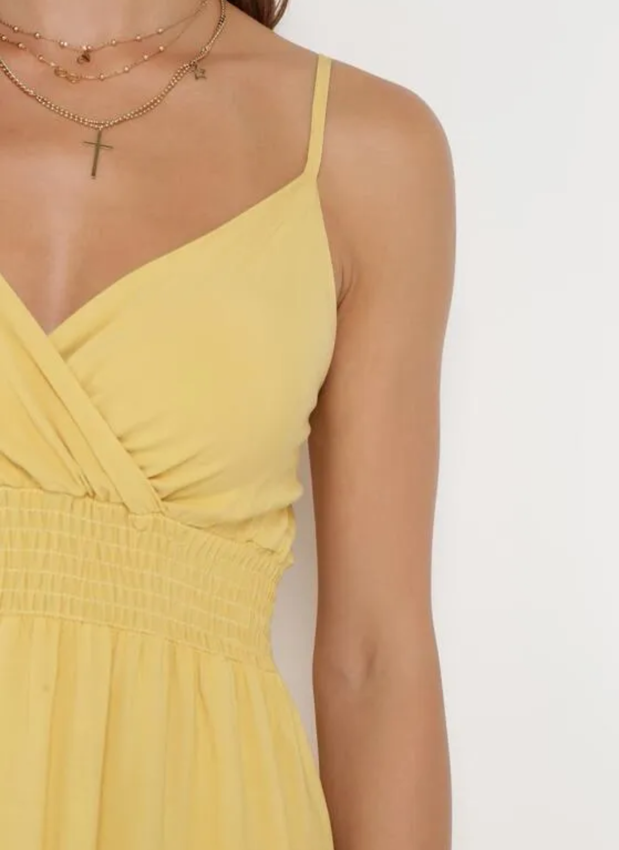 Maxi dress yellow