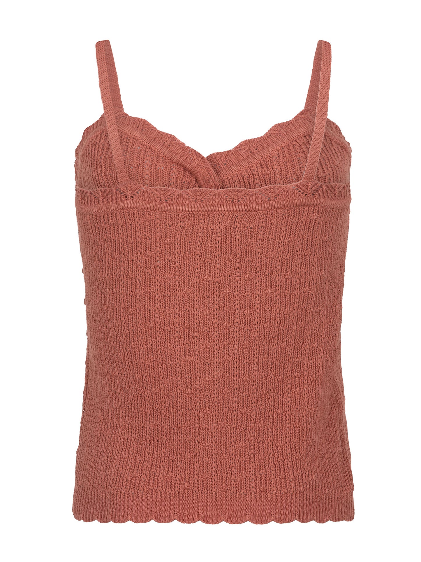 Knitted top kathleen rust
