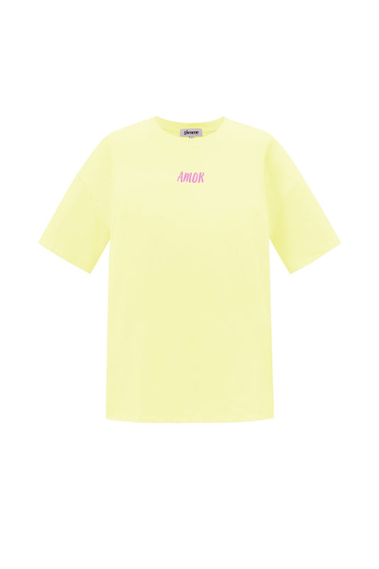 T-shirt amor yellow