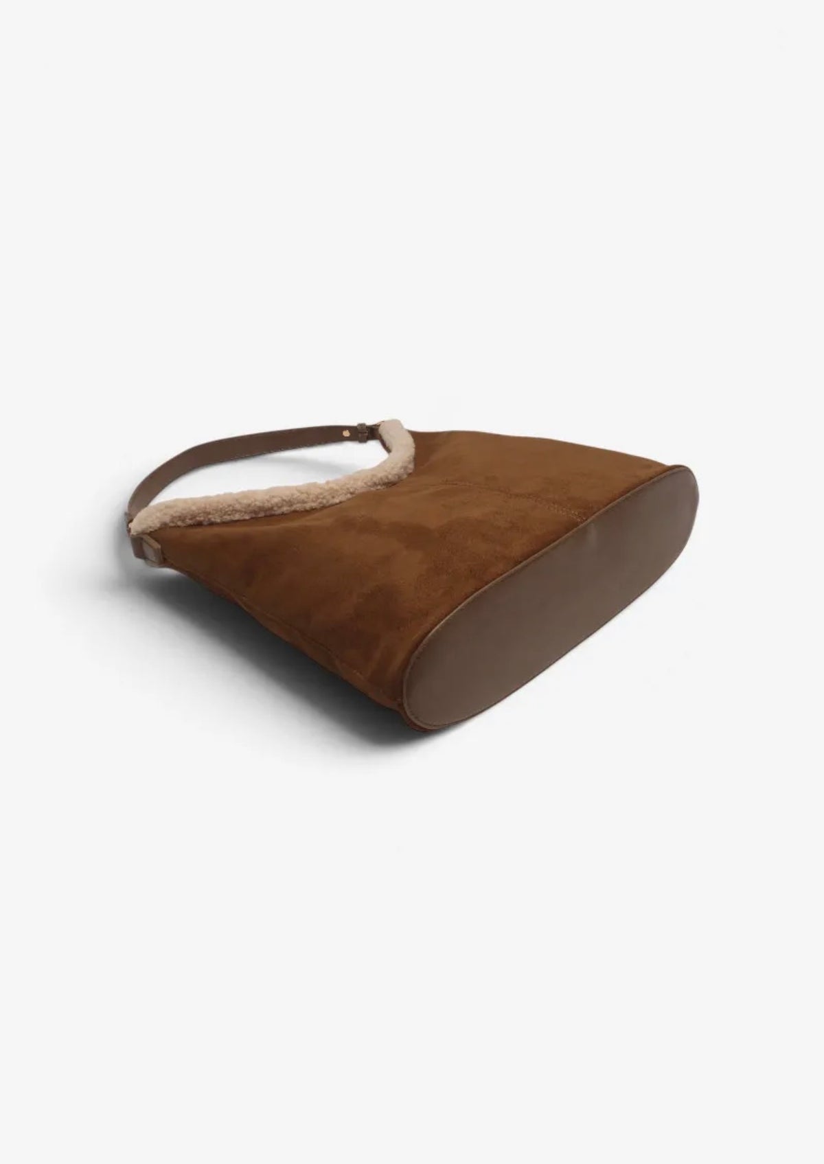 Suede look tas lammy