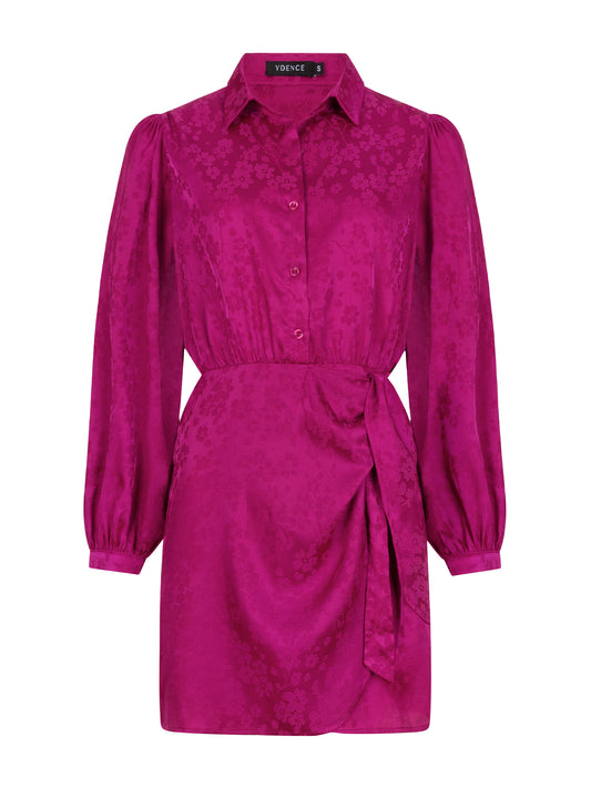 Dress Fia - fuchsia purple
