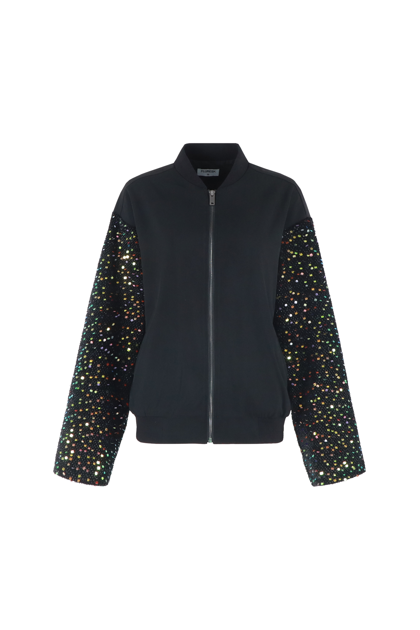 Solenne jacket glitter sleeve