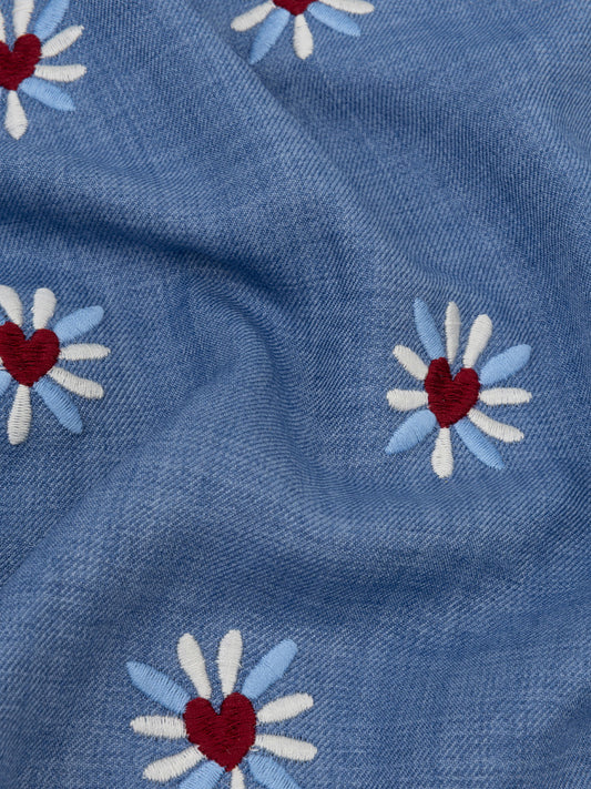 Blouse Gabia denim blue