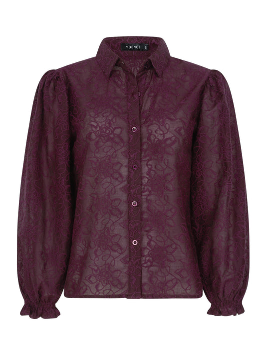 Blouse victoria burgundy