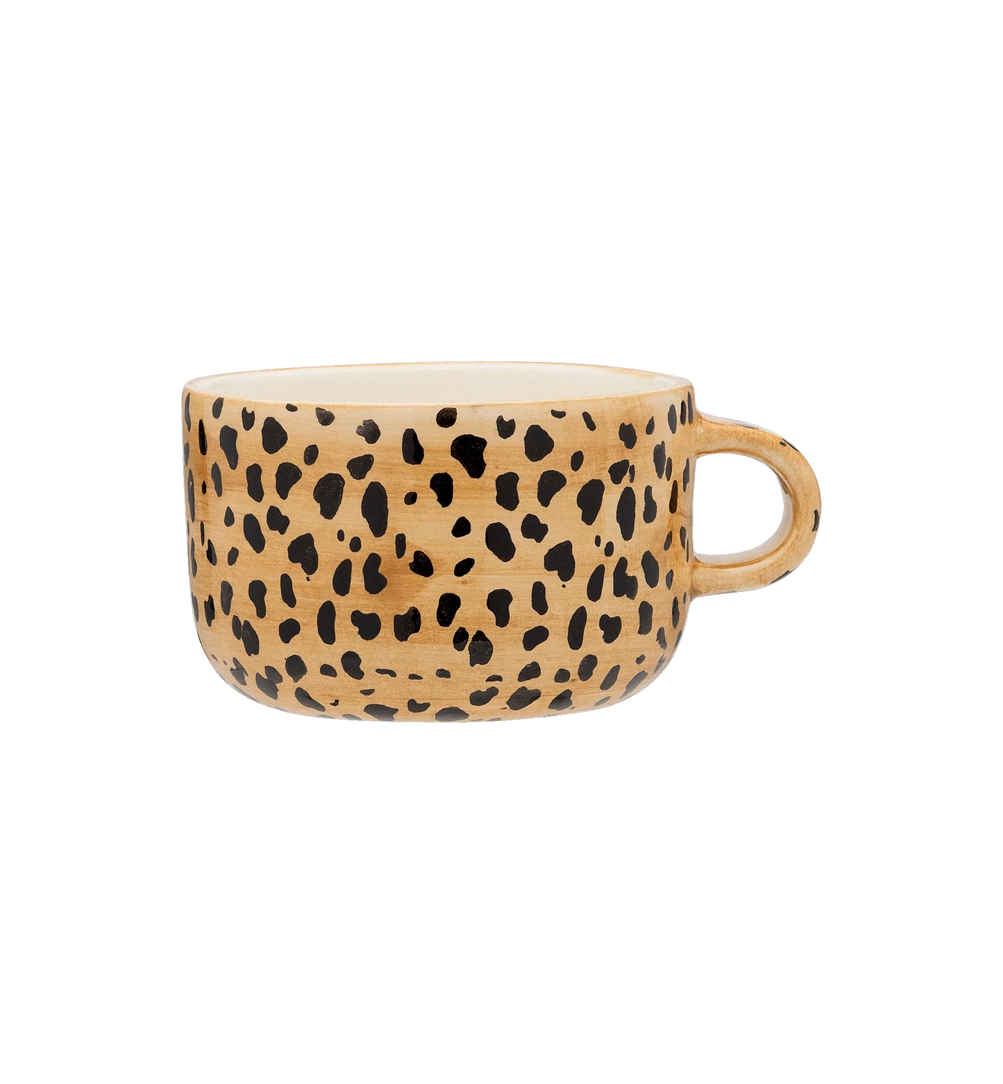 Leopard mug cappuchino