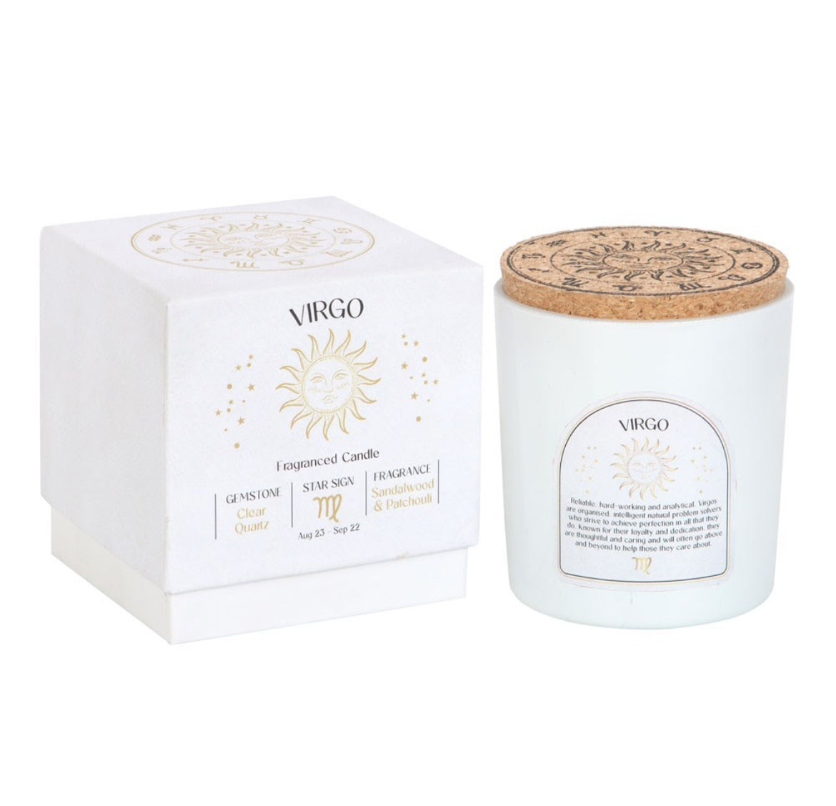 Sterrenbeeld geurkaars Maagd/Virgo