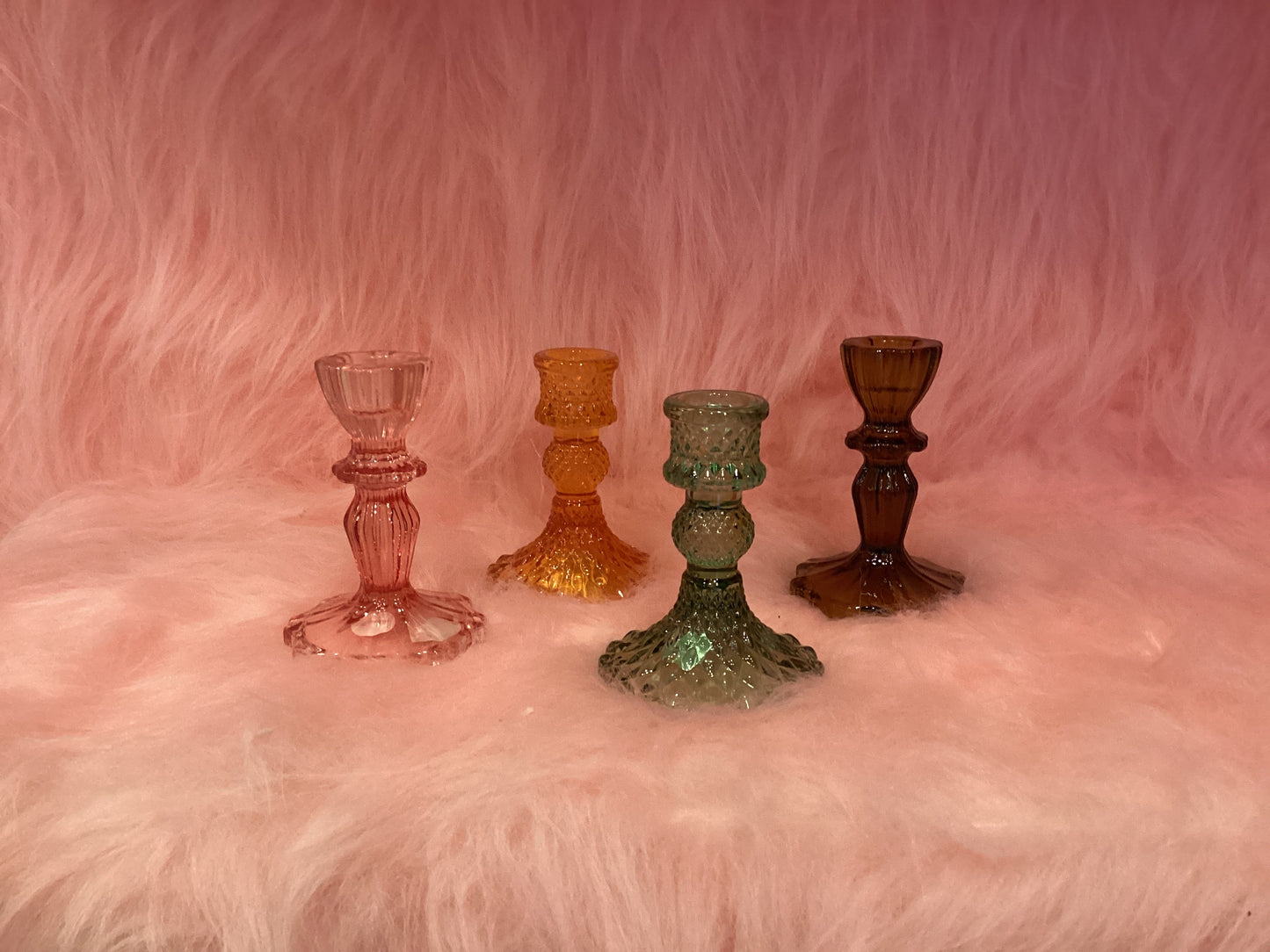 Kandelaar glas - klein