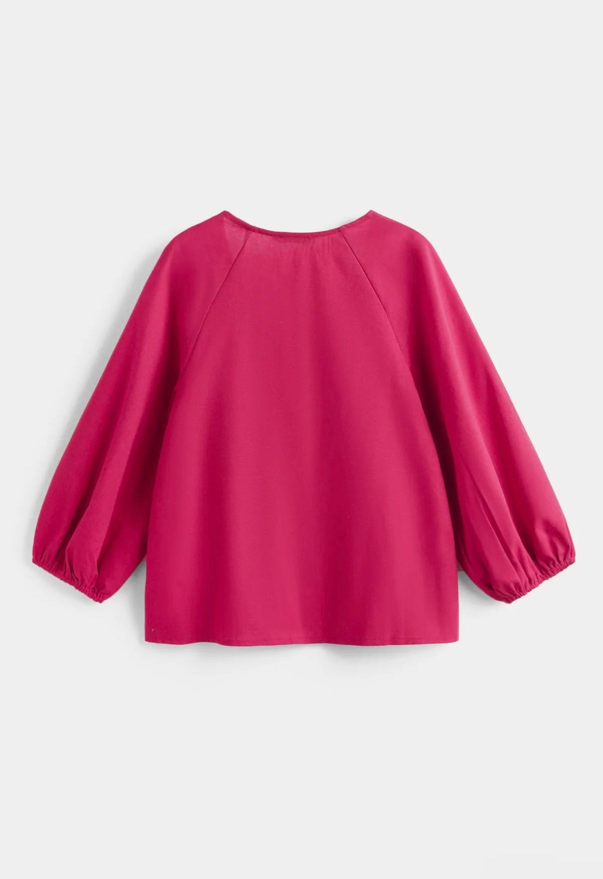 Blouse linnen mix berry