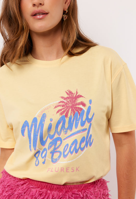 Annora t shirt sunbeam yellow