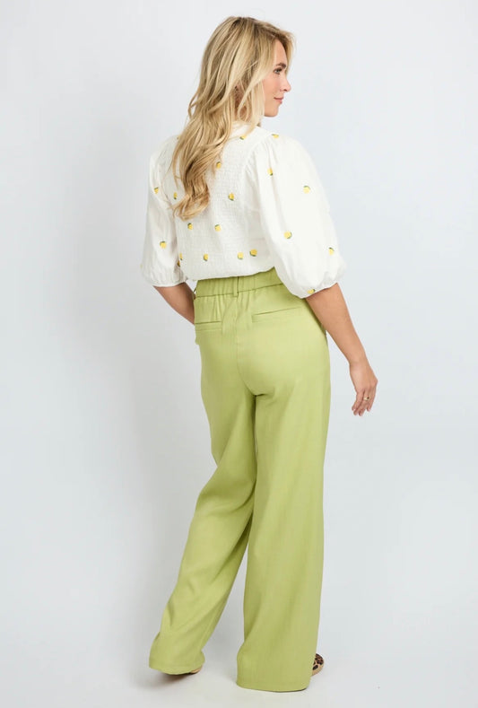 Sonrisa broek pistache