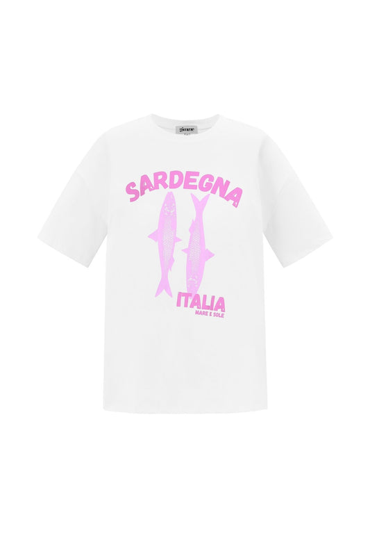 T-shirt sardegna white