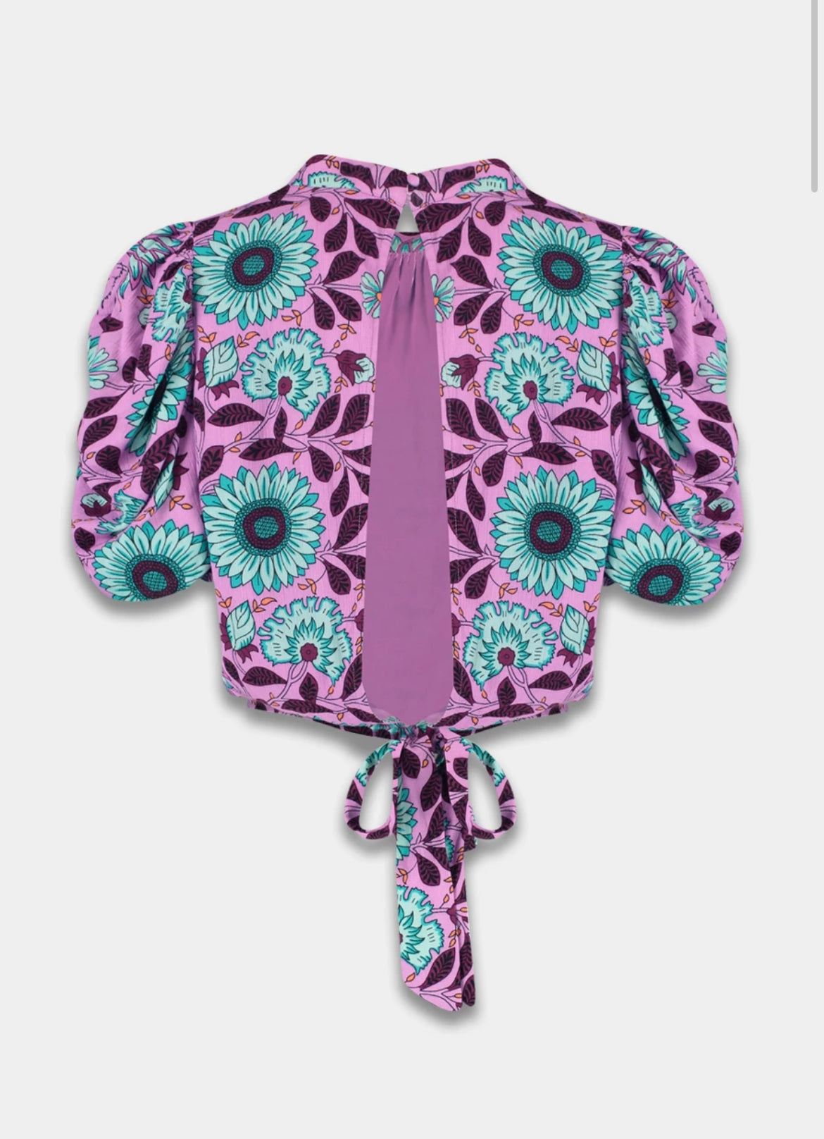 Macey blouse paarse print