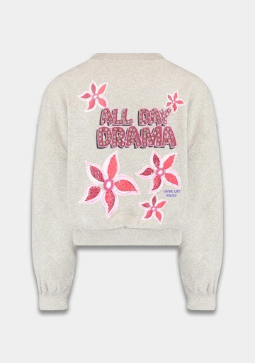 All day drama sweater grey