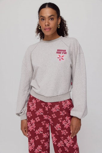 All day drama sweater grey