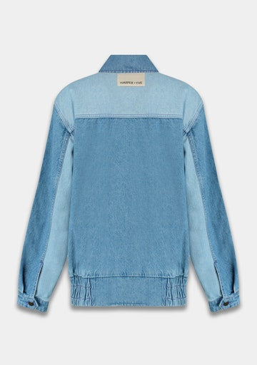 Warner jacket mixed blue