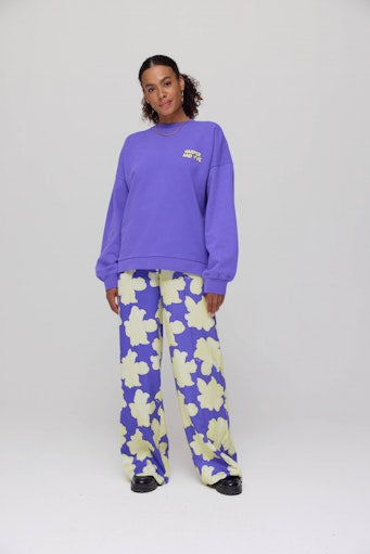 No drama club sweater paars
