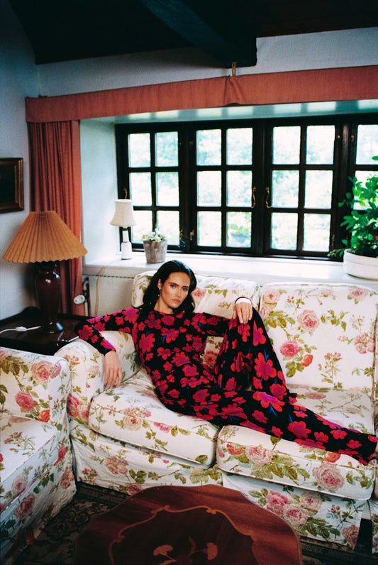 Jane pants romance rose