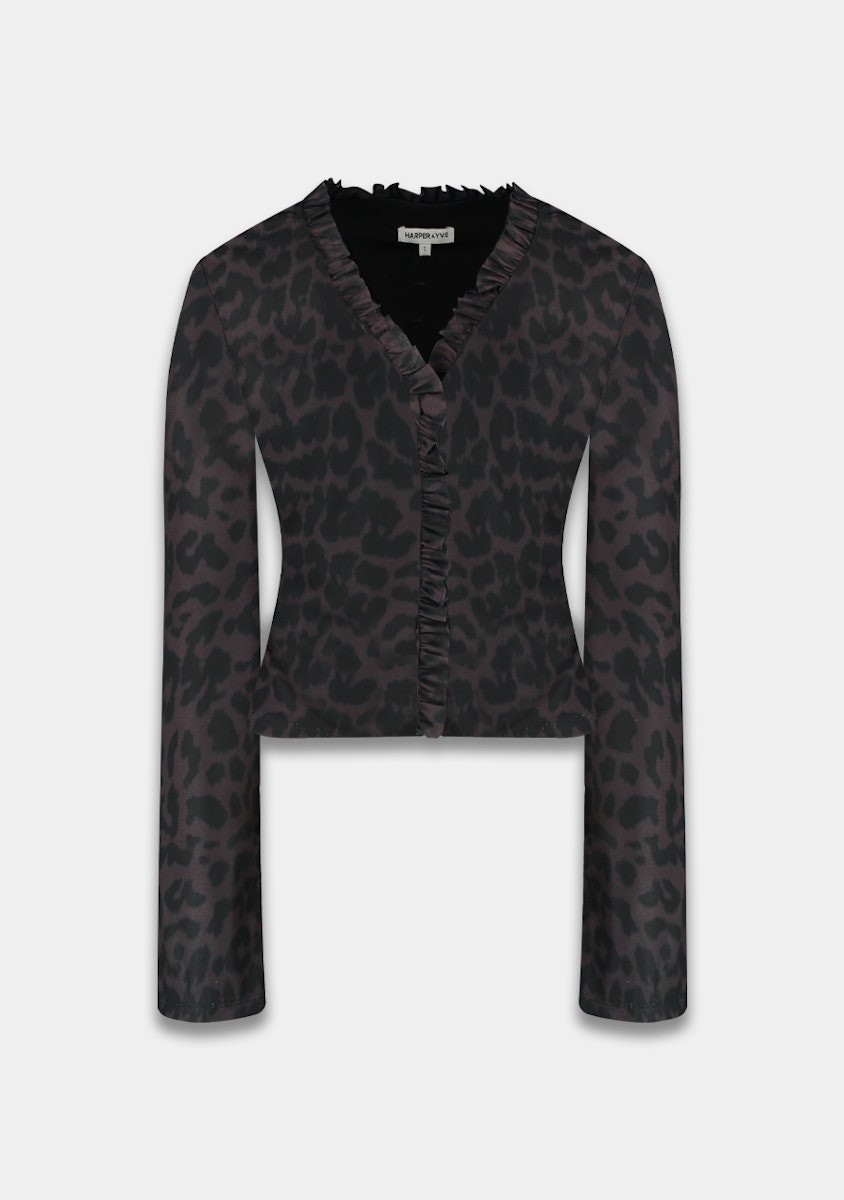 Lionne tijgerprint blouse