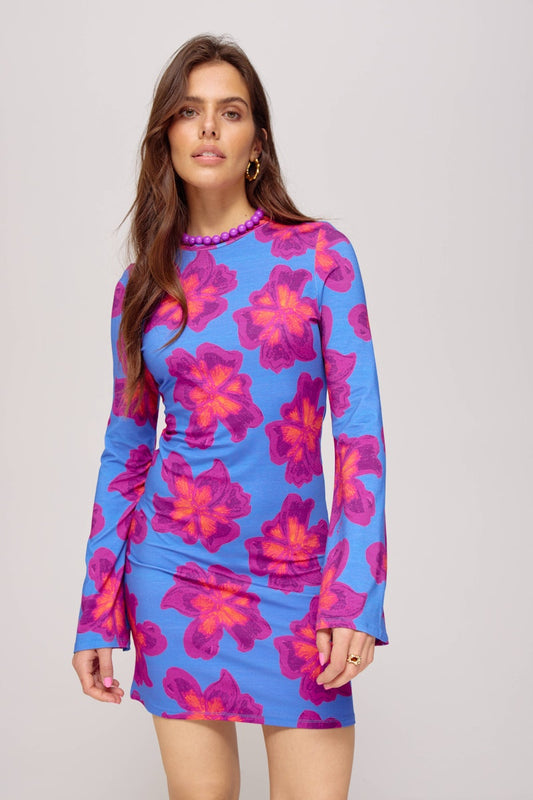 Jolie dress bold flower - wild aster