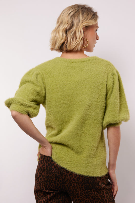 Moraine knit top palm