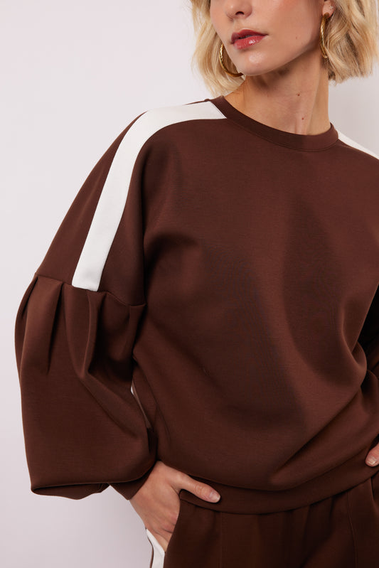 Keilani sweater mocha brown